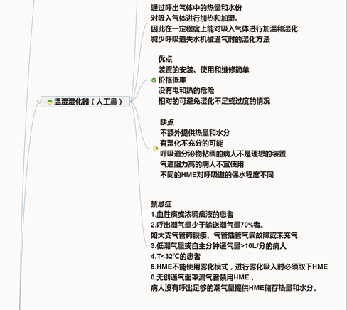 人工气道湿化的思维导图